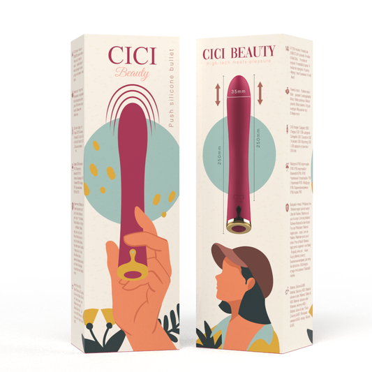 CICI BEAUTY - VIBRATEUR HAUT ET BAS EN SILICONE DE QUALITÉ SUPÉRIEURE