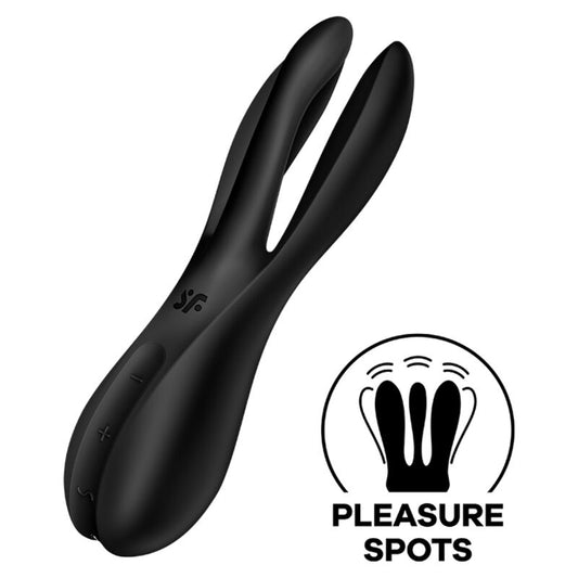 SATISFYER - VIBRATEUR TRIO NOIR