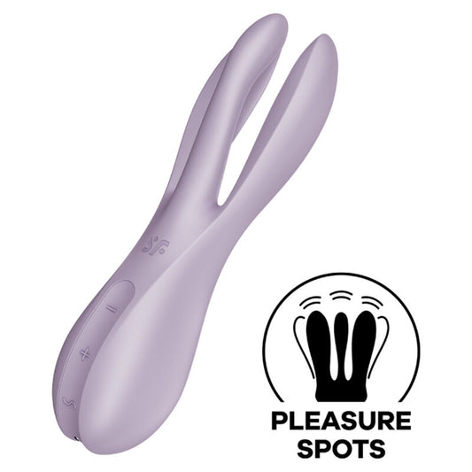 SATISFYER - VIBRATEUR TRIO NOIR