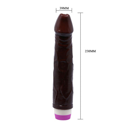 DANCE - VIBRATEUR WAVES OF PLEASURE 23 CM MARRON