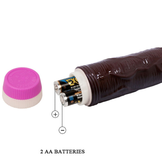 DANCE - VIBRATEUR WAVES OF PLEASURE 23 CM MARRON