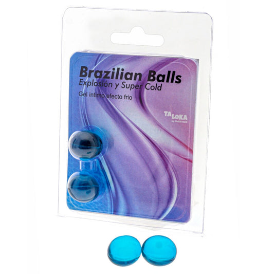 TALOKA - BOULES BRÉSILIENNES GEL EXCITANT EFFET FROID 2 BOULES