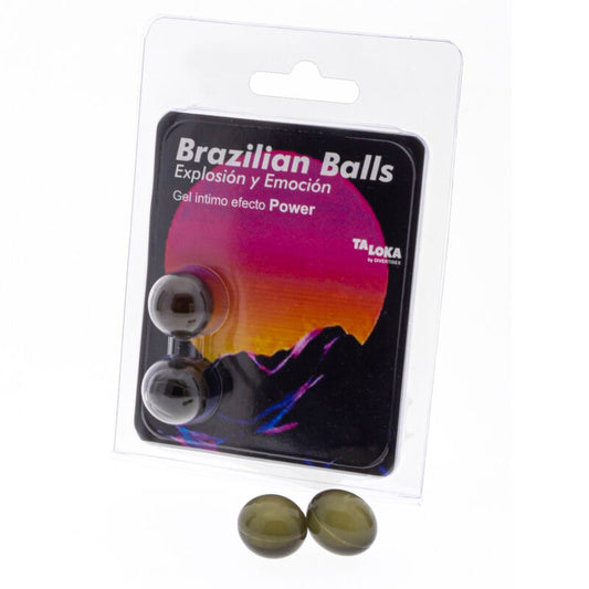 TALOKA - BOULES BRÉSILIENNES EFFET GEL PUISSANT EXCITANT 2 BOULES