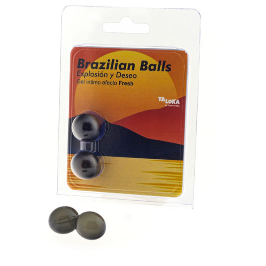 TALOKA - BOULES BRÉSILIENNES GEL EXCITANT À EFFET FRAIS 2 BOULES