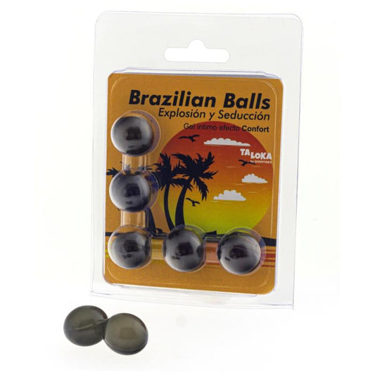 TALOKA - BOULES BRÉSILIENNES EFFET GEL EXCITANT CONFORT 5 BOULES