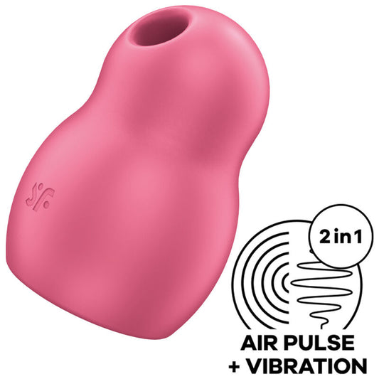 SATISFYER - PRO TO GO 1 DOUBLE STIMULATEUR ET VIBRATEUR VERT