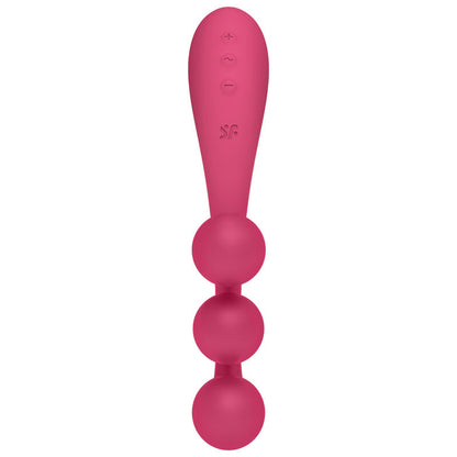 SATISFYER - TRI BALL 1 MULTI VIBRATEUR ROUGE