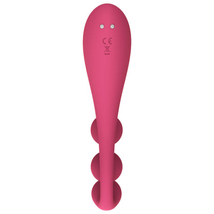 SATISFYER - TRI BALL 1 MULTI VIBRATEUR ROUGE