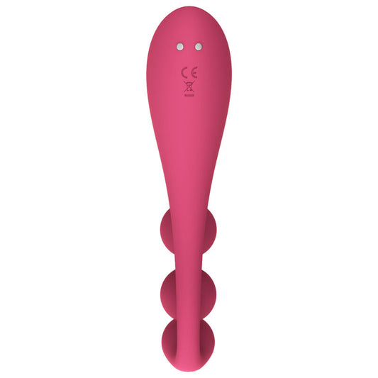 SATISFYER - TRI BALL 1 MULTI VIBRATEUR ROUGE