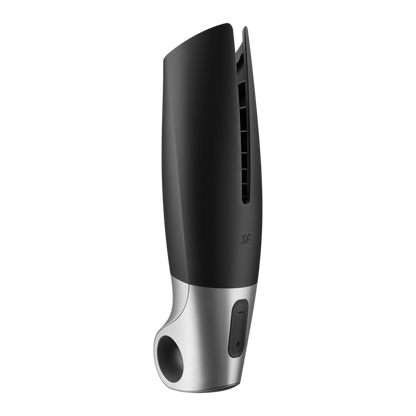 SATISFYER - MASTURBATEUR PUISSANT NOIR ET ARGENT