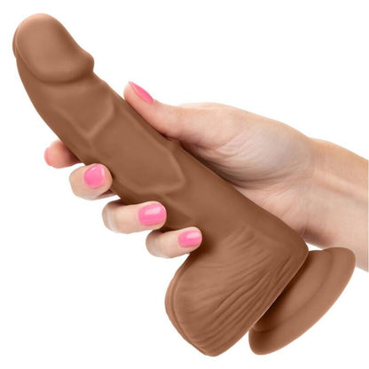 CALEXOTICS - CLOUS EN SILICONE 15,24 CM MARRON