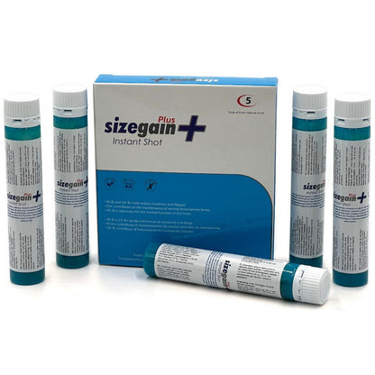 500 COSMETICS - SIZEGAIN PLUS INSTANT SHOT MALE INTELLIGENT 5 UNITÉS