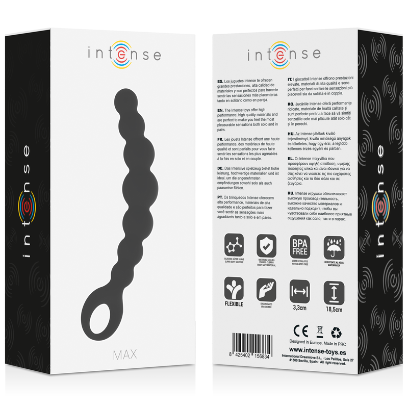 INTENSE - BOUCLES ANALES MAX NOIRES