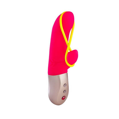 FUN FACTORY - MINI VIBRATEUR AMORINO ROSE ET JAUNE FLUO