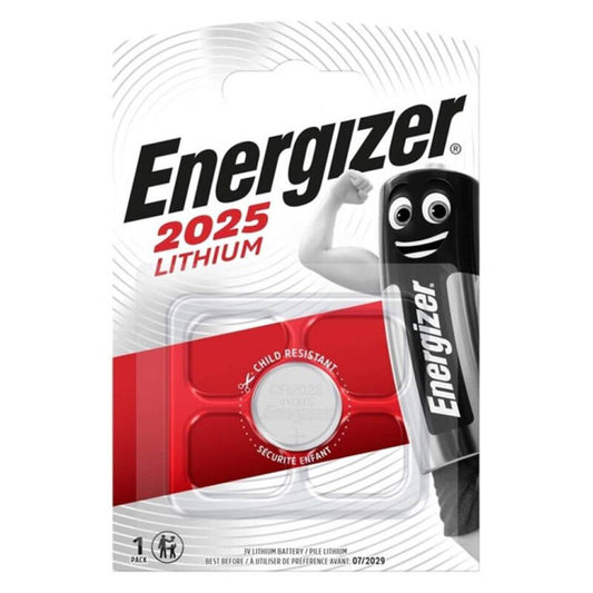 ENERGIZER - PILE BOUTON AU LITHIUM CR2025 3V BLISTER*1