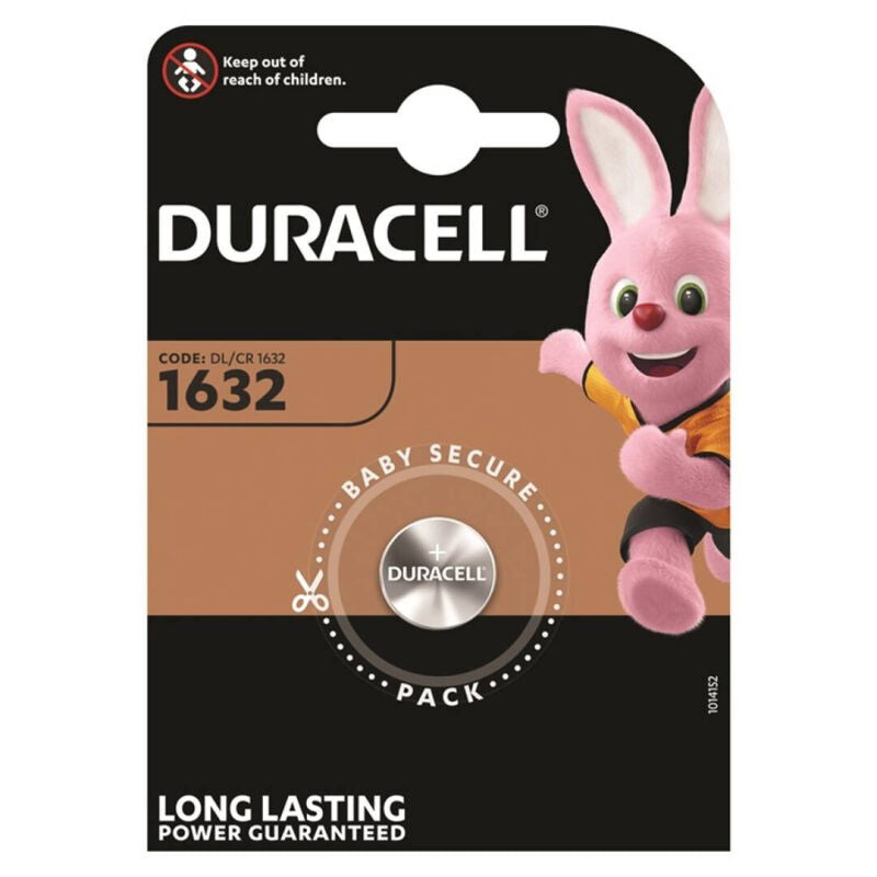 DURACELL - PILE BOUTON AU LITHIUM CR1632 3V BLISTER*1