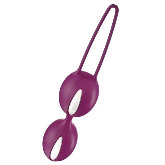 FUN FACTORY - SMARTBALLS DUO BOULES PELVIENNES BLANC/RAISIN