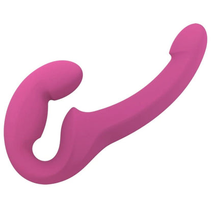 FUN FACTORY - SHARE LITE DOUBLE DILDO HARNAIS BLACKBERRY