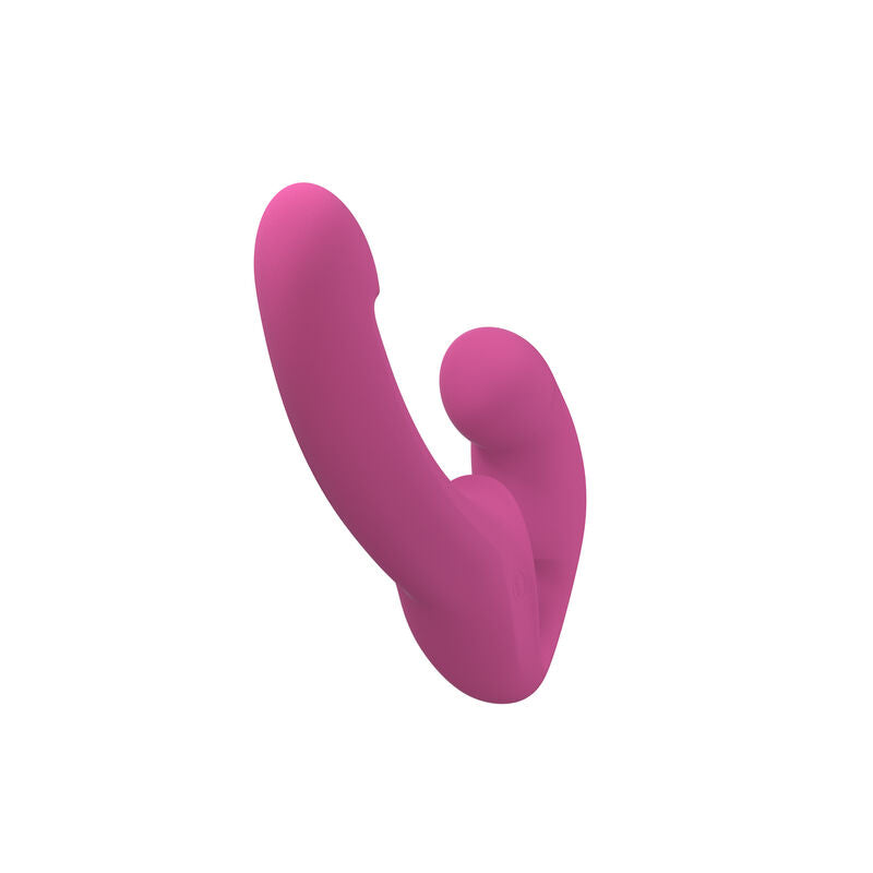 FUN FACTORY - SHARE LITE DOUBLE DILDO HARNAIS BLACKBERRY