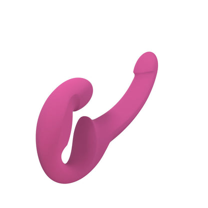 FUN FACTORY - SHARE LITE DOUBLE DILDO HARNAIS BLACKBERRY
