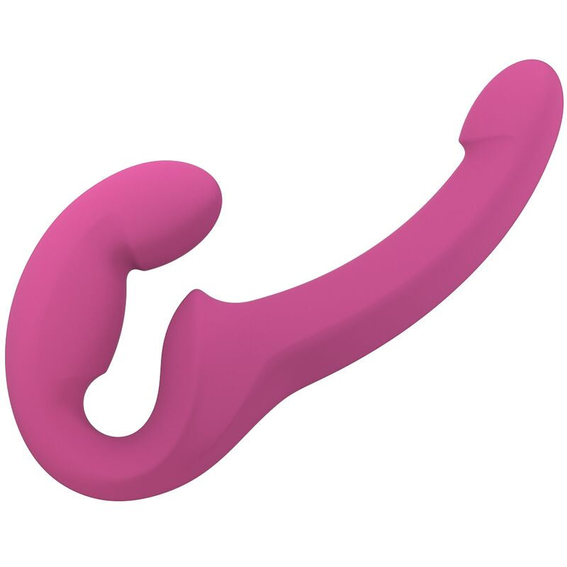 FUN FACTORY - SHARE LITE DOUBLE DILDO HARNAIS BLACKBERRY