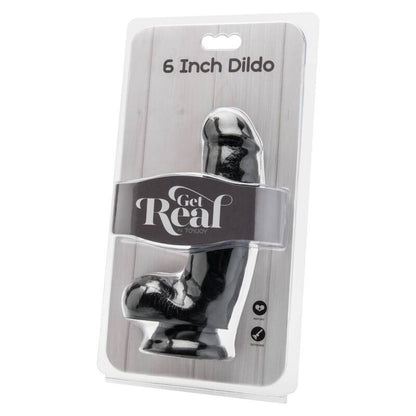 GET REAL - GODE 12 CM AVEC TESTICULES NOIRS