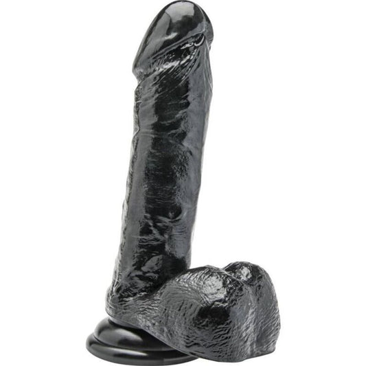 GET REAL - GODE 18 CM AVEC TESTICULES NOIRS