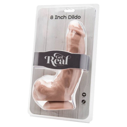 GET REAL - GODE 20,5 CM AVEC TESTICULES NATURELS
