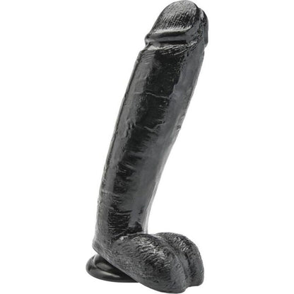 GET REAL - GODE 25,5 CM AVEC TESTICULES NOIRS