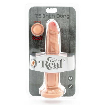 GET REAL - DONG DOUBLE DENSITÉ 19 CM NATUREL