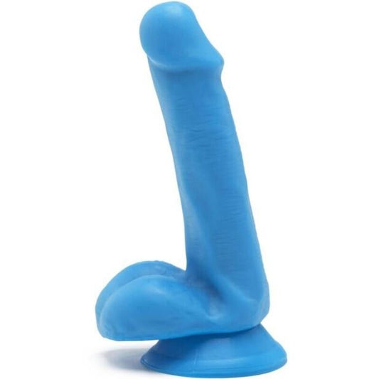 GET REAL - HAPPY DICKS DILDO 12 CM AVEC TESTICULES BLEUS