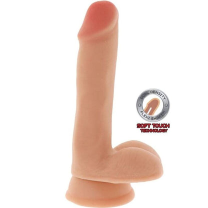 GET REAL - DILDO DOUBLE DENSITÉ 17 CM AVEC TESTICULES NATURELS