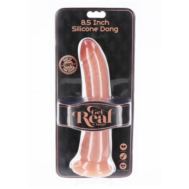 GET REAL - DONG EN SILICONE 21 CM NATUREL