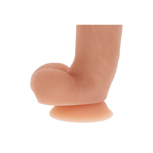GET REAL - GODE EN SILICONE DE 18 CM AVEC TESTICULES NATURELS