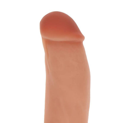 GET REAL - GODE EN SILICONE DE 18 CM AVEC TESTICULES NATURELS