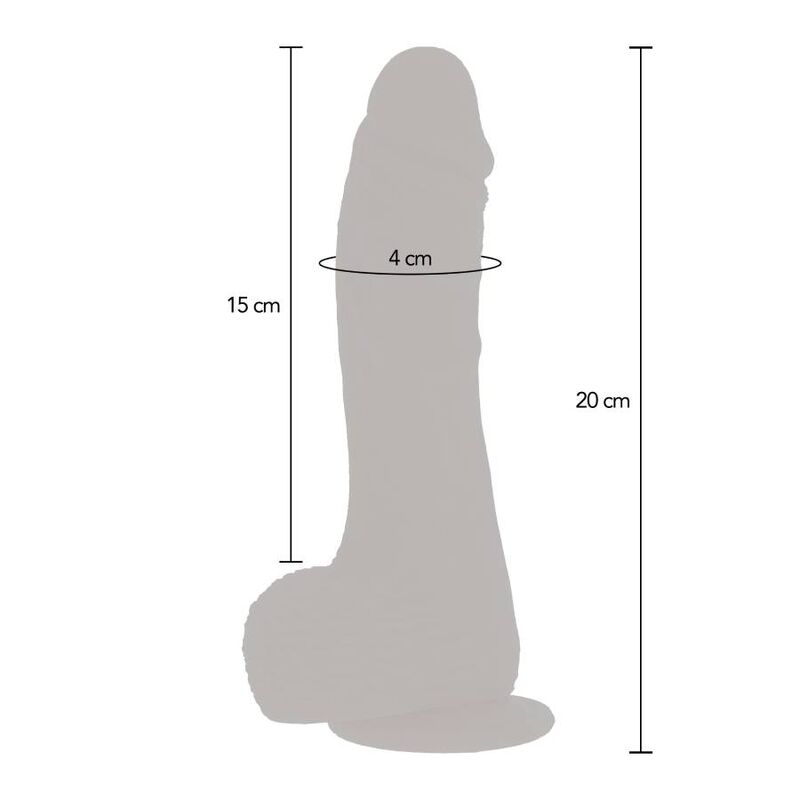GET REAL - DILDO VIBRATEUR NATUREL ROTATIF DE HAUT EN BAS