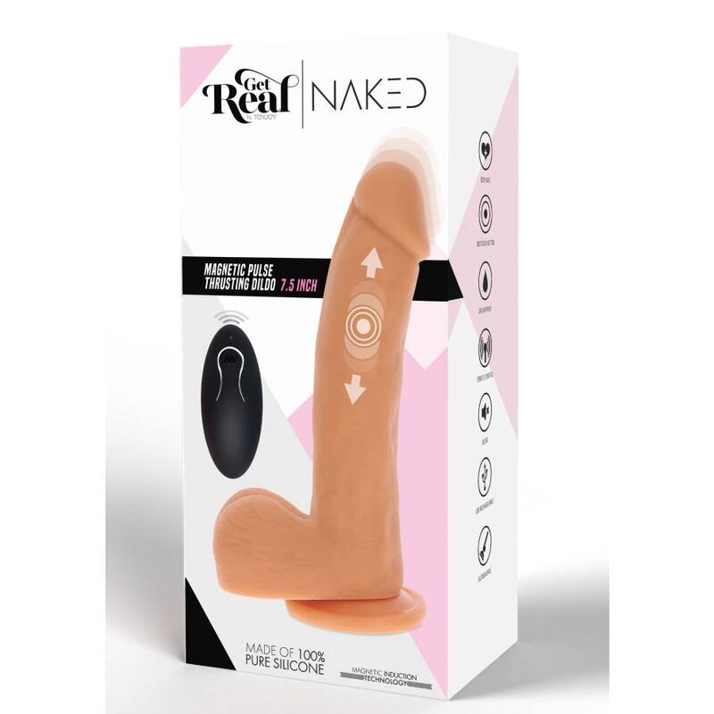 GET REAL - GODE À POUSSÉE MAGNÉTIQUE À PULSATIONS NATURELLES