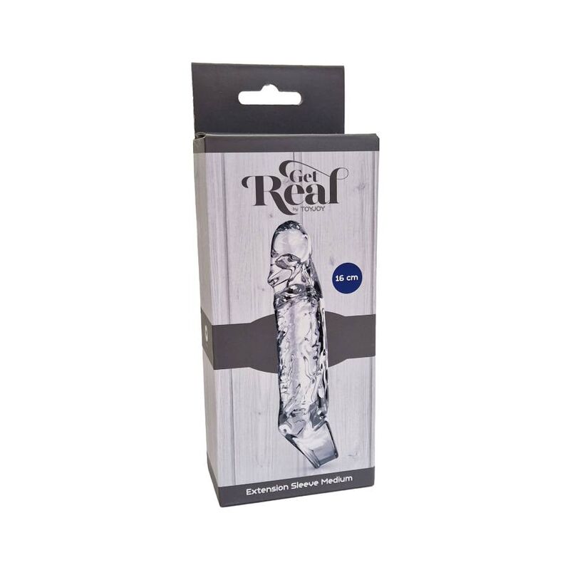 GET REAL - EXTENSION MOYENNE 16 CM TRANSPARENTE
