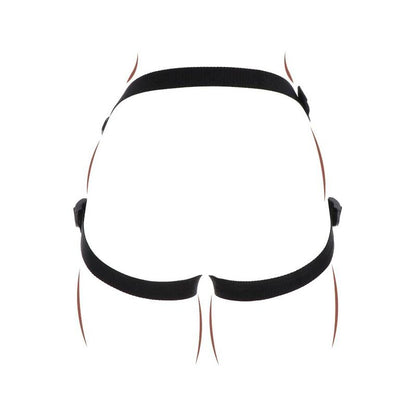 GET REAL - HARNAIS NOIR À SANGLE