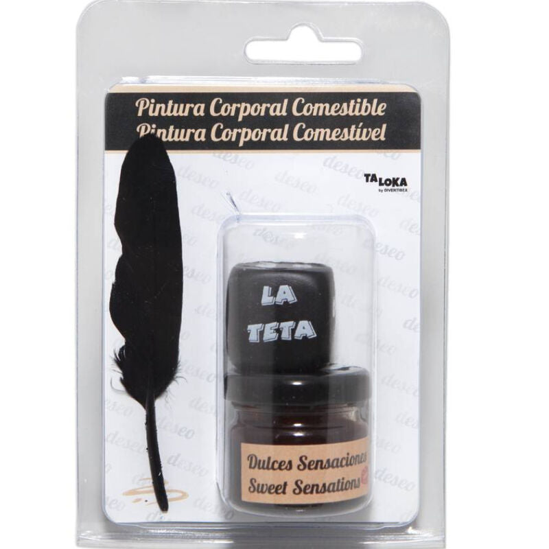 TALOKA - PEINTURE CORPORELLE COMESTIBLE SAVEUR CHOCOLAT + DÉS