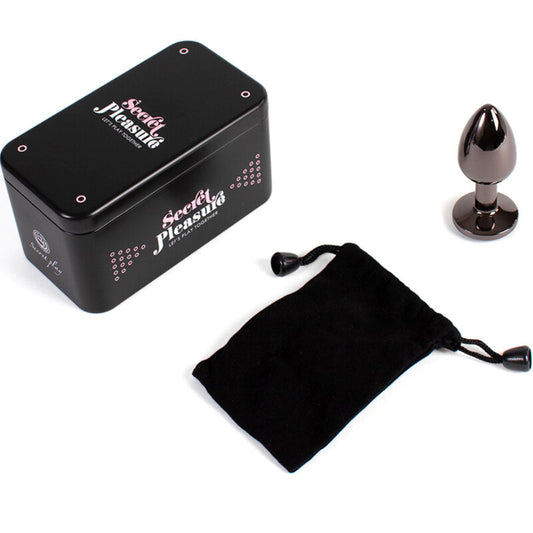 SECRETPLAY - PLUG ANALE GUNMETAL TAILLE S 7 CM
