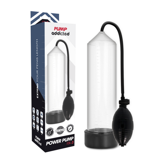 PUMP ADDICTED - POMPE À ÉREECTION TRANSPARENTE RX3