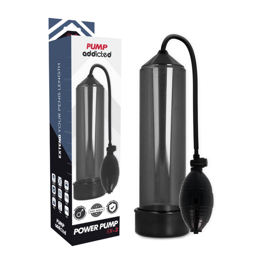 PUMP ADDICTED - POMPE À ÉREECTION TRANSPARENTE RX3