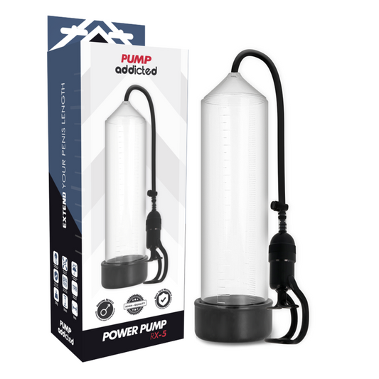 PUMP ADDICTED - POMPE À ÉREECTION TRANSPARENTE RX5