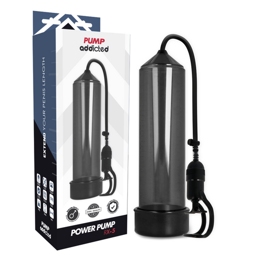 PUMP ADDICTED - POMPE À ÉREECTION TRANSPARENTE RX5