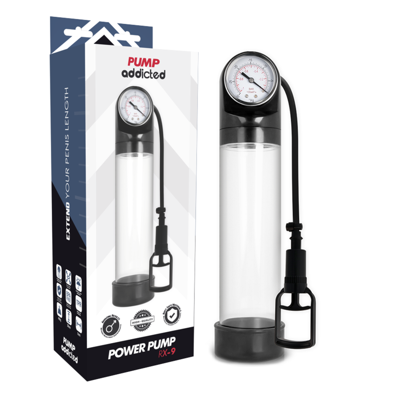 PUMP ADDICTED - POMPE À ÉREECTION TRANSPARENTE RX9