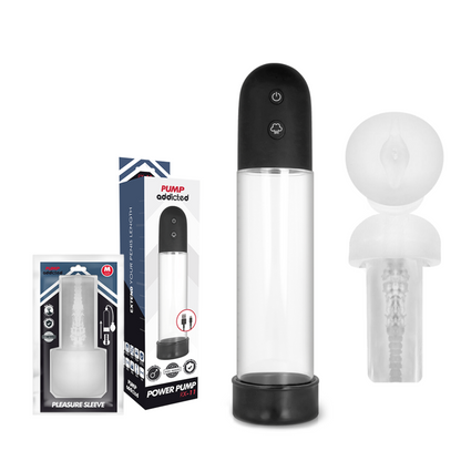 PUMP ADDICTED - POMPE À ÉRECTION AUTOMATIQUE RX11 AVEC MASTURBATEUR