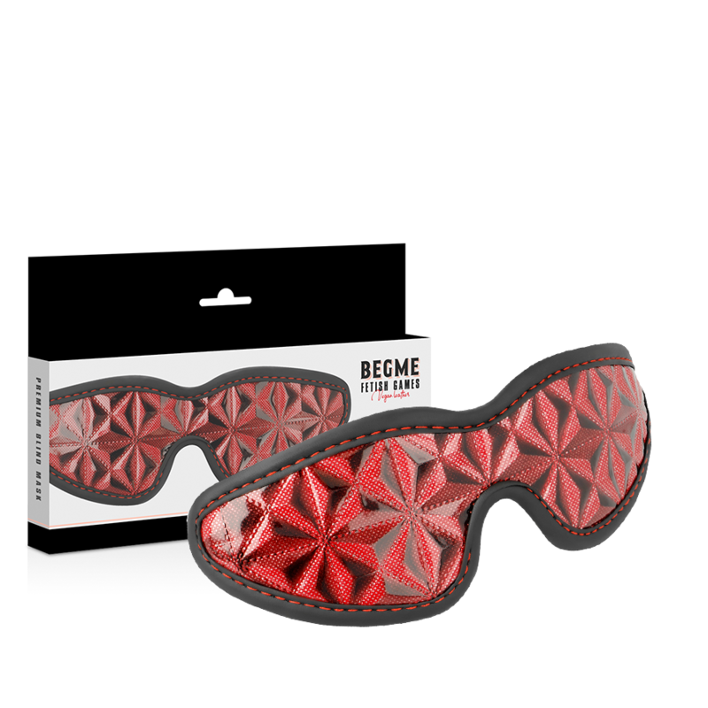 BEGME - ÉDITION ROUGE MASQUE POUR LES YEUX ÉLASTIQUE AVEC DOUBLURE EN NÉOPRÈNE
