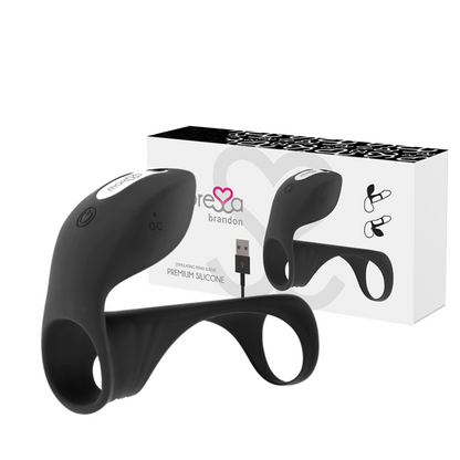 MORESSA - BRANDON POWERFUL VIBRATING RING WITH MALE THICKENING SLEEVE