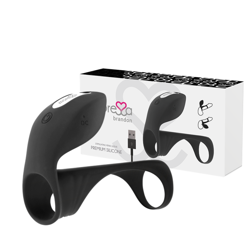 MORESSA - BRANDON POWERFUL VIBRATING RING WITH MALE THICKENING SLEEVE